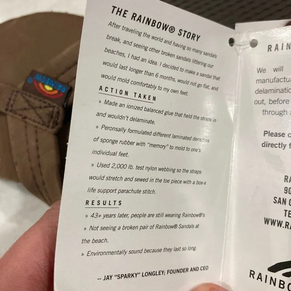 Kids Rainbows tan - Picture 8 of 8